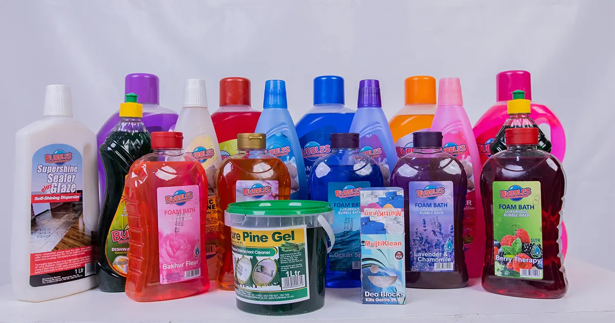 Commercial Cleaning Chemicals and Hygiene Toiletries